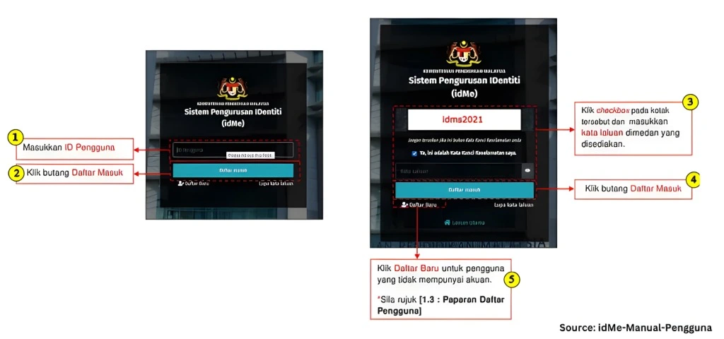 Langkah Demi Langkah: Cara Log Masuk ke IDME KPM