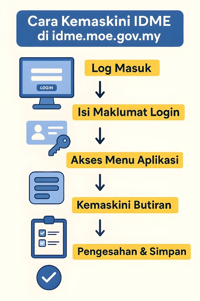 Langkah Demi Langkah: Login ke IDME MOE