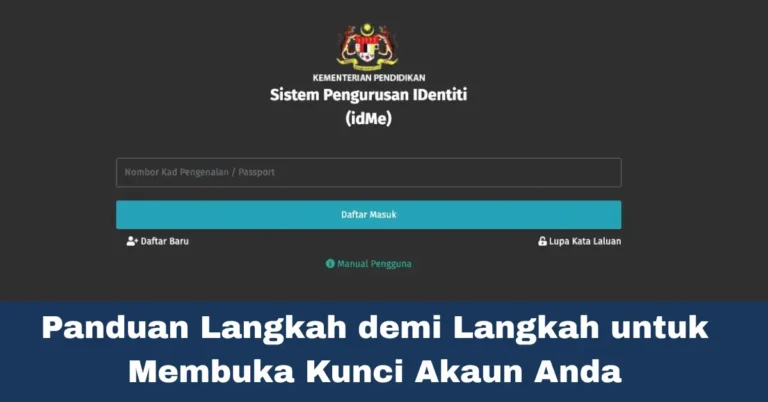 Panduan Langkah demi Langkah untuk Membuka Kunci Akaun Anda