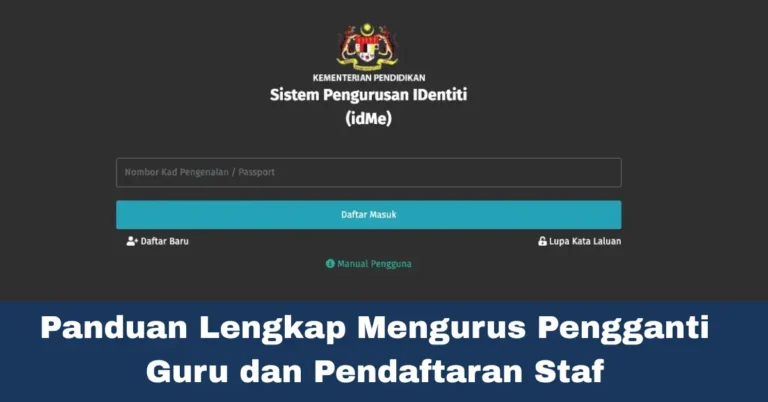 Panduan Lengkap Mengurus Pengganti Guru dan Pendaftaran Staf