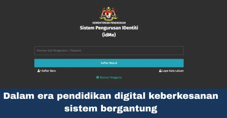 Dalam era pendidikan digital keberkesanan sistem bergantung