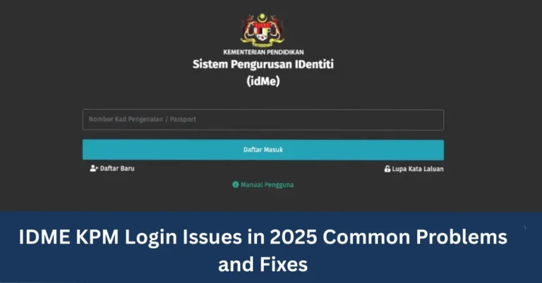 IDME KPM Login Issues in 2025 Common Problems and Fixes