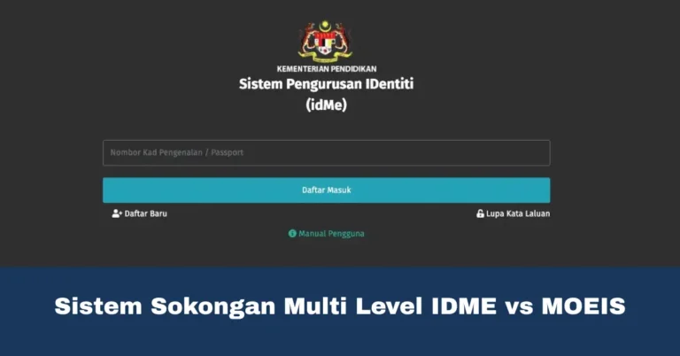 Sistem Sokongan Multi Level IDME vs MOEIS
