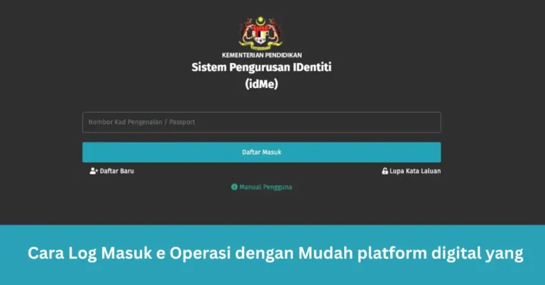 Cara Log Masuk e Operasi dengan Mudah platform digital yang